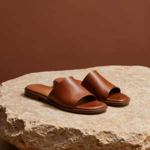 Ochre Artisanal Leather Slide